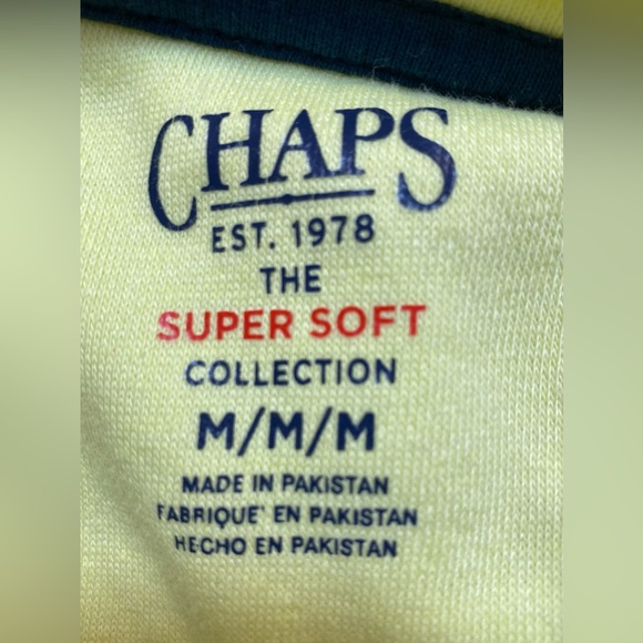 Chaps Women's Sweater Super Soft  Pullover Neon Green/Yellow Crewneck size M. - Picture 4 of 7